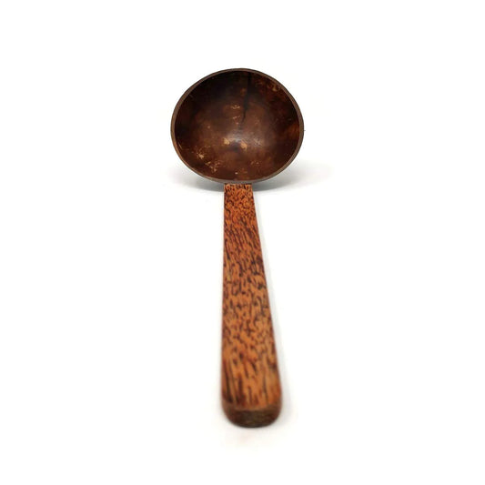 TIO's India Coconut Ladle Medium – Hand Made – Made from Coconut Shell and Coconut Wood