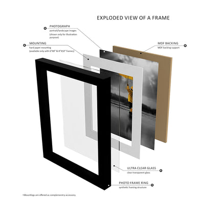 TIO's Photo Frame For Wall Set of 11 3D Collage photo frames with I LOVE MY FAMILY Plaque For Home Decoration, Wall Decor (8"X10"=6pcs,6"x8"=5pcs)