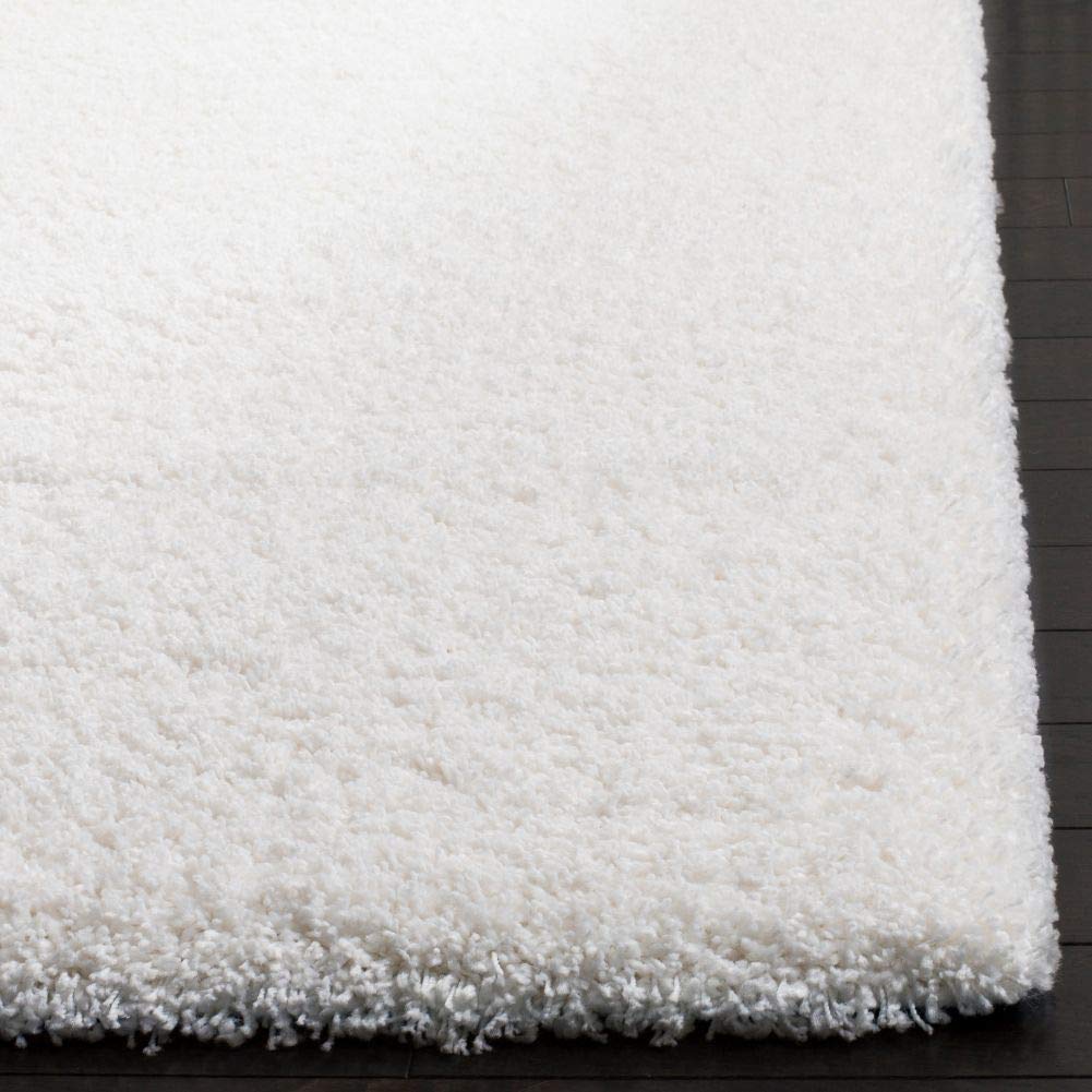 TIO's Soft Fluffy Shag Area Rugs for Living Room, Shaggy & Luxury Non-Slip | White