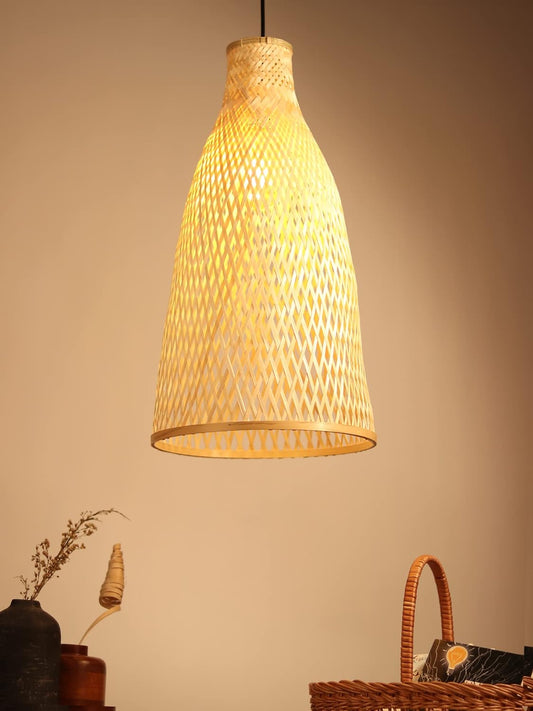 TIO's Bamboo Lamp shade | Bamboo Pendant Lights | Boho Lamp Shade | Cane Lamp Shade | Rattan Lamp Shade | Wicker Lampshade