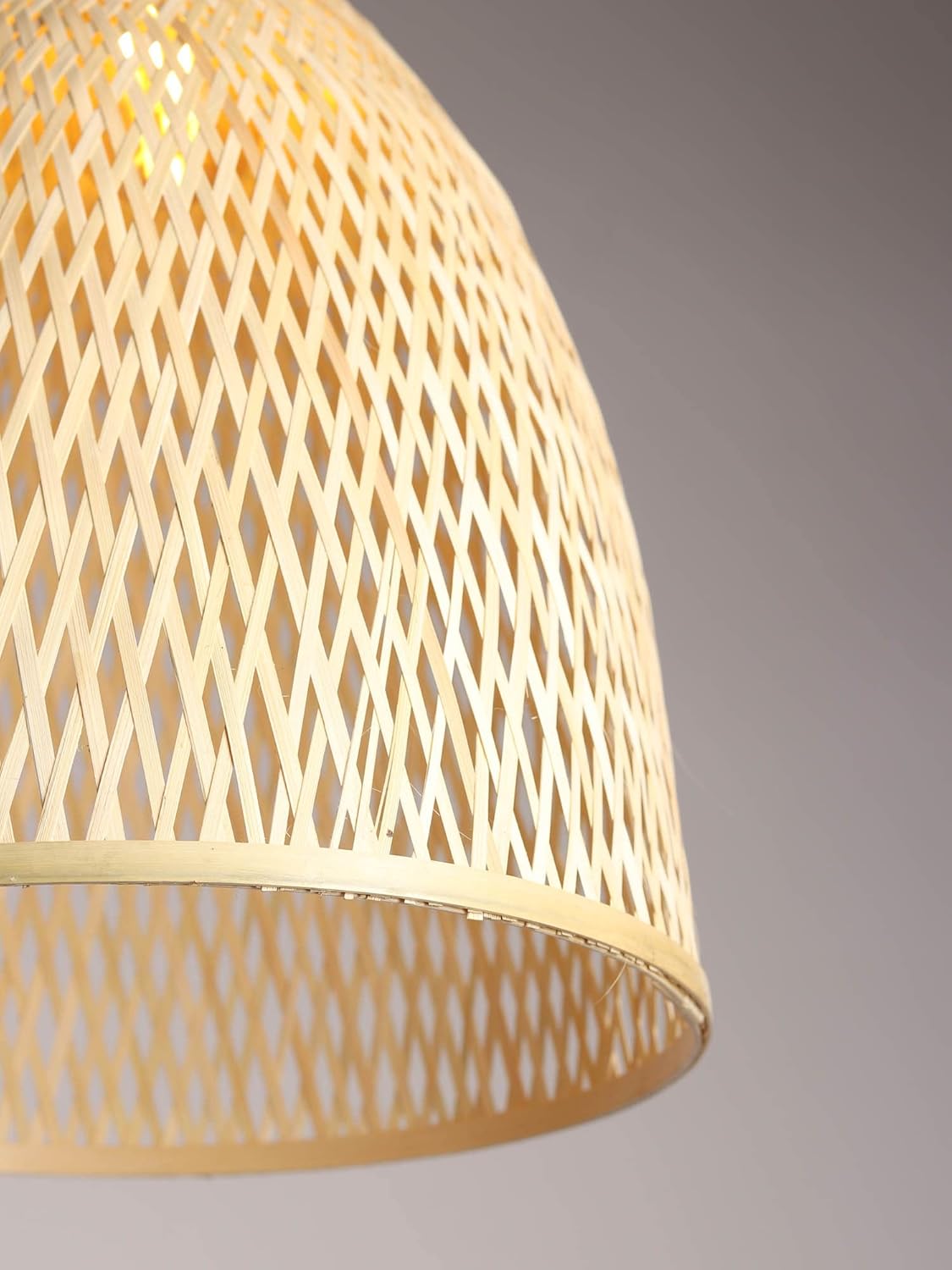 TIO'S Bamboo Lamp shade | Bamboo Pendant Lights | Boho Lamp Shade | Cane Lamp Shade | Rattan Lamp Shade | Wicker Lampshade