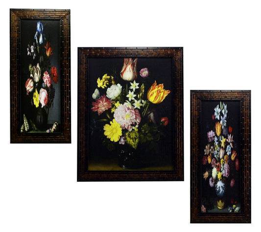 TIO'S Floral Paintings Set Of 3