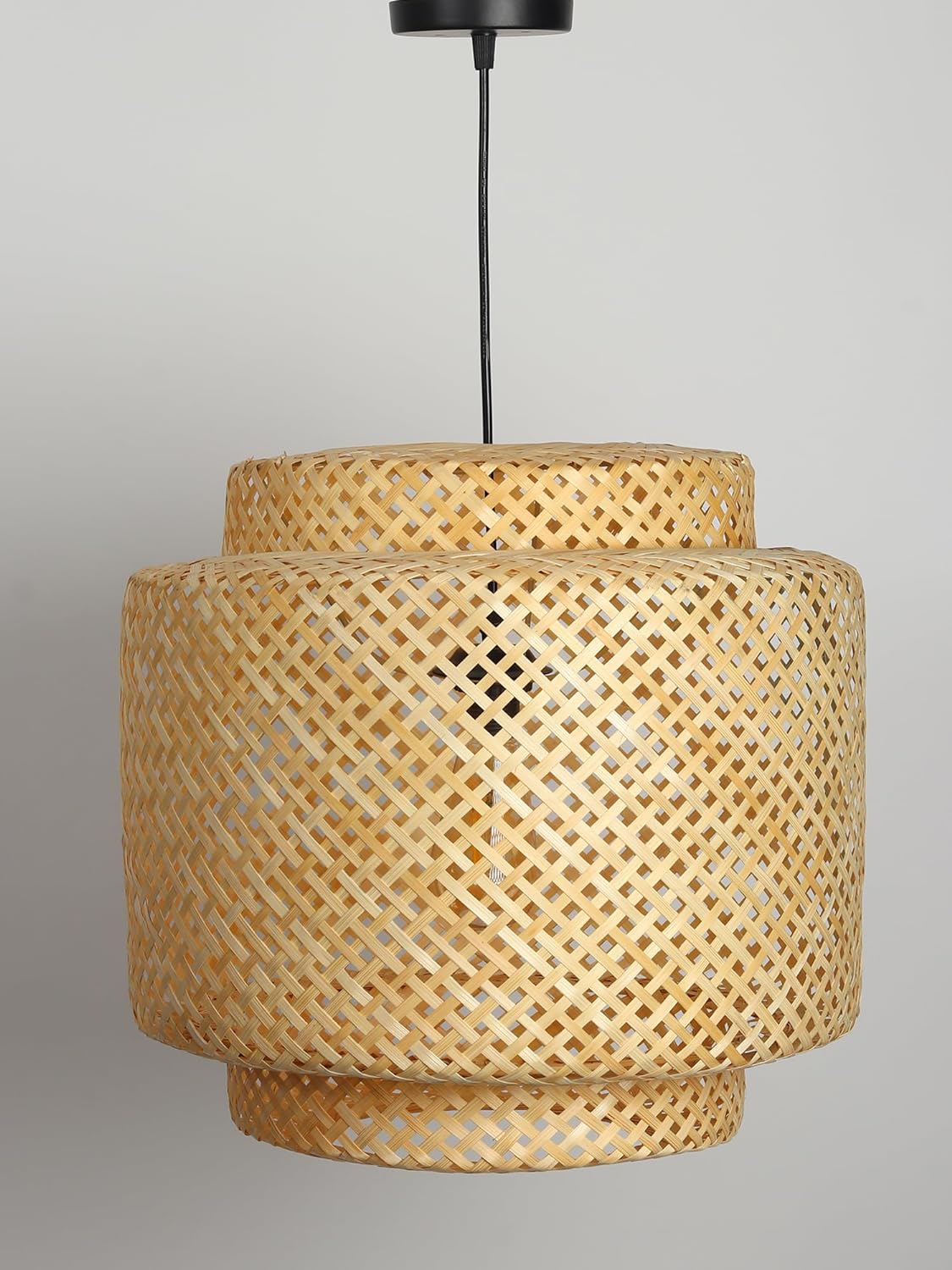 TIO's Bamboo Lamp shade | Bamboo Pendant Lamp | Boho Lamp Shade | Cane Lamp Shade | Rattan Lamp Shade | Wicker Lampshade