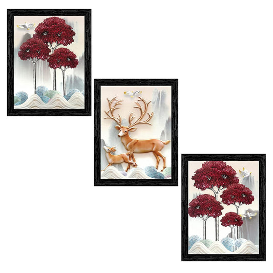 TIO'S Framed Art Painting Set Of 3