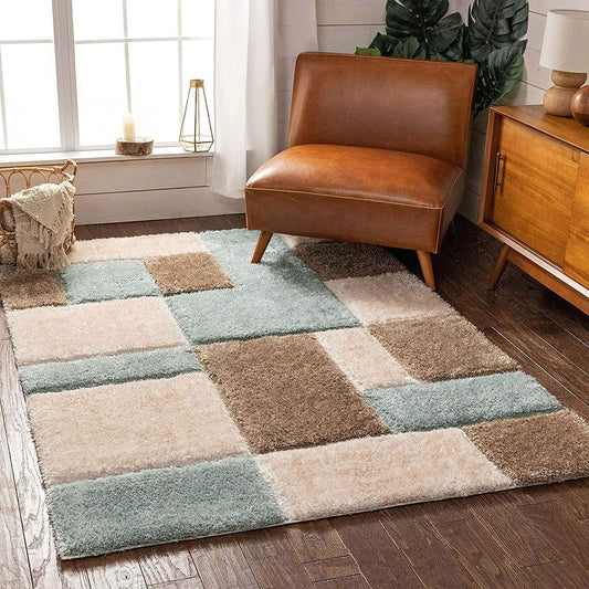 TIO's Soft Fluffy Shag Area Rugs, Non-Slip