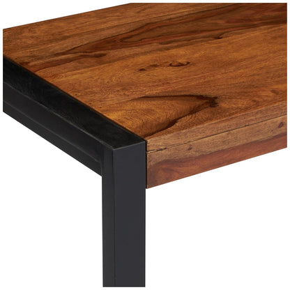 TIO's effa Coffee Table (Solid Sheesham Wood, Natural Finish)