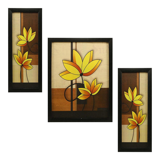 TIO's Floral Paintings Set of 3