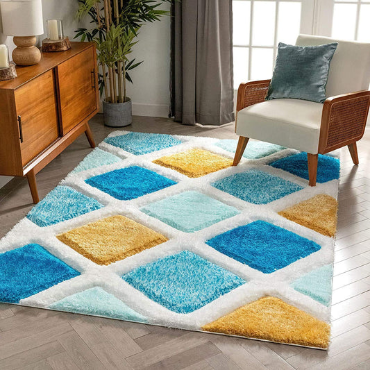 TIO's Soft Fluffy Shag Area Rugs, Non-Slip