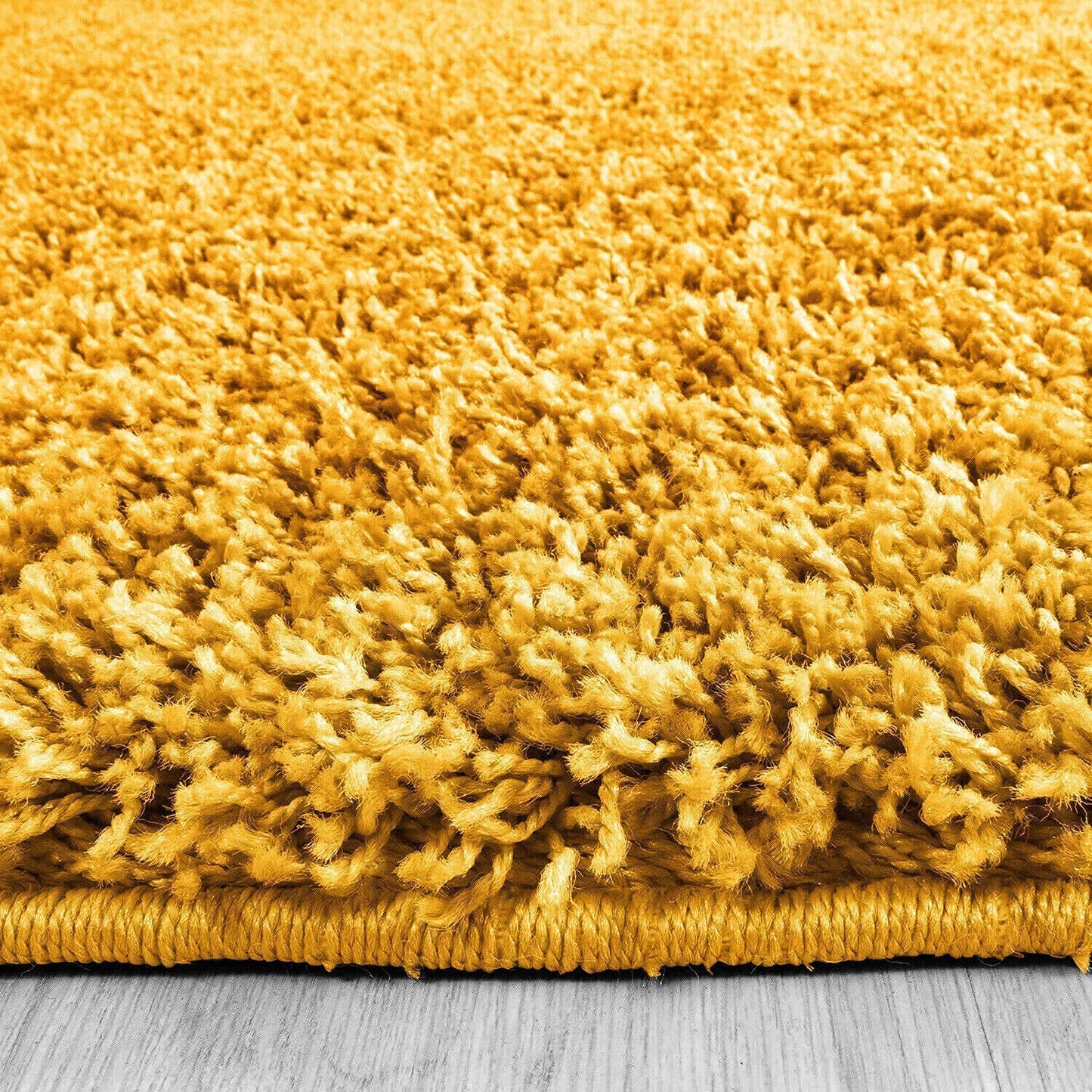 TIO's Soft Fluffy Shag Area Rugs for Living Room, Shaggy & Luxury Non-Slip | Mustard Yellow