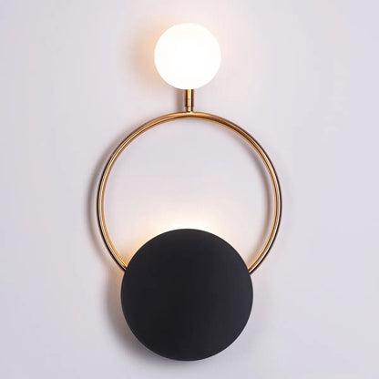 TIO's Dot Spot (Gold) Wall Light | Gold and Black Finish