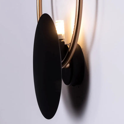 TIO's Dot Spot (Gold) Wall Light | Gold and Black Finish