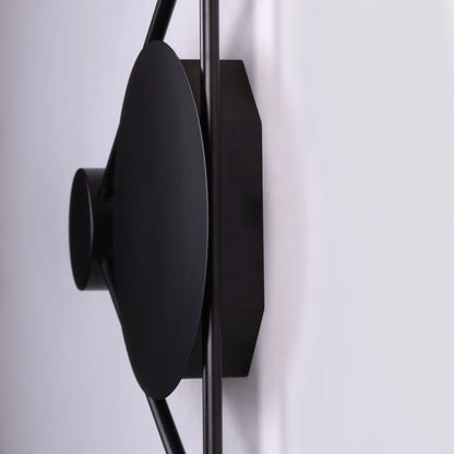 TIO's On A Lark (Black, Built-In LED) Wall Light | Black Finish