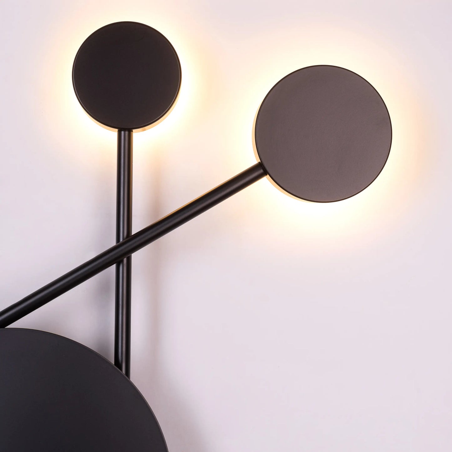 TIO's On A Lark (Black, Built-In LED) Wall Light | Black Finish