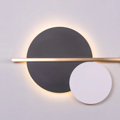 TIO's Polka Perfect (Gold, Built-In LED) Wall Light