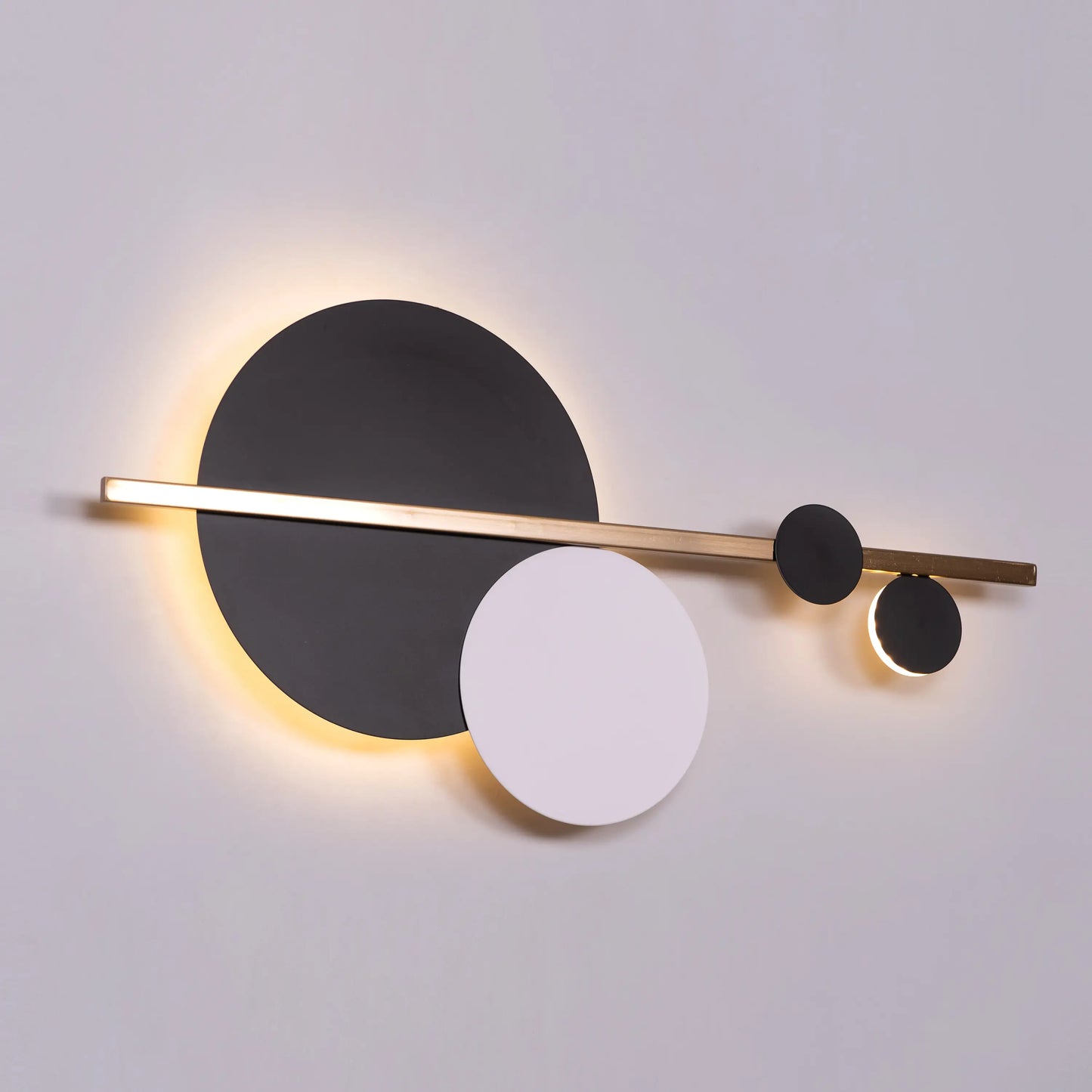 TIO's Polka Perfect (Gold, Built-In LED) Wall Light